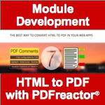 Module Development - HTML to PDF with PDFReactor